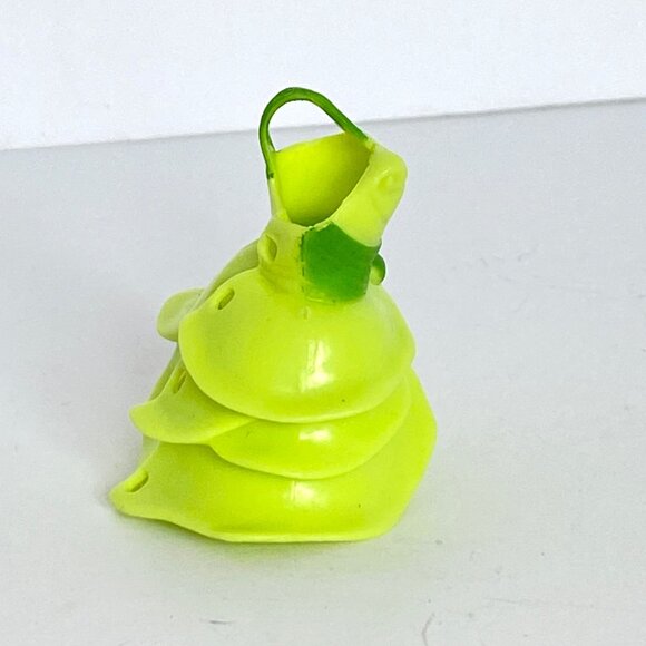 2011 Disney Fairies Tinkerbell Green One Shoulder Plastic Dress Tink Pixie Hollo - Picture 3 of 6